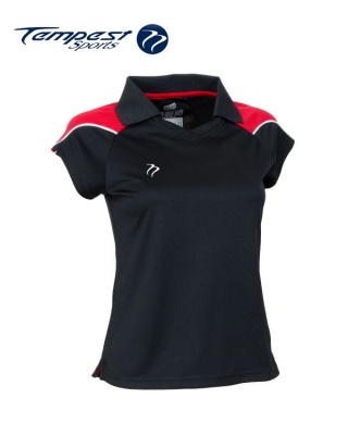 Tempest CK Womens Black Red Playing Shirt
